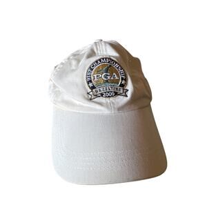 2009 91st PGA Championship Hazeltine White Embroidered Strapback Dad Hat